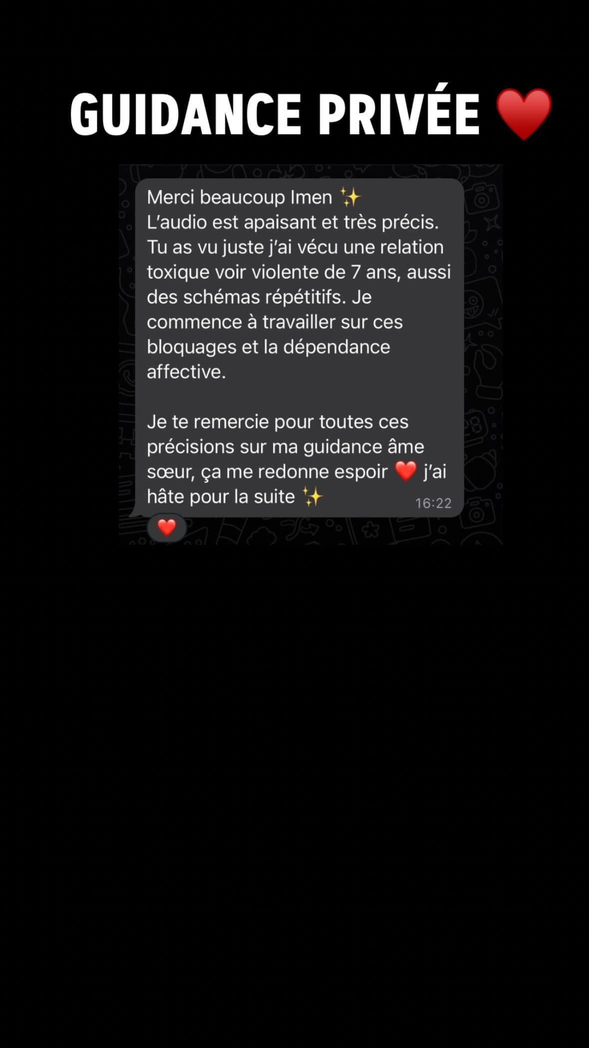 Témoignage 1